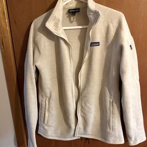 Cream Patagonia Full zip up
